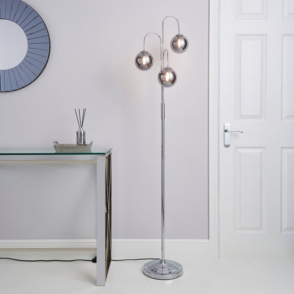 dunelm chrome lamp