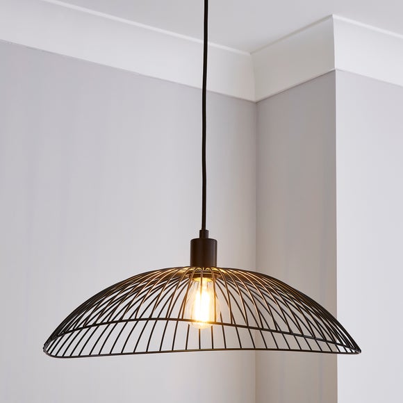 dunelm black light pendant