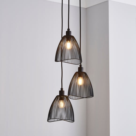 cluster pendant light dunelm