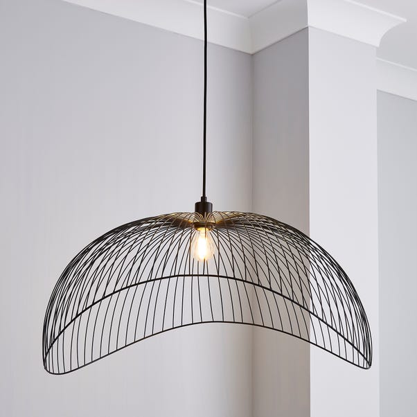 Elements Jaula 70cm Ceiling Fitting, Dunelm Bird Cage Lampshade