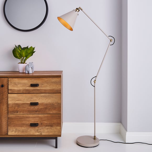 dunelm logan floor lamp