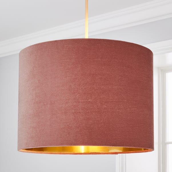 Rose Santos Velvet Corduroy Shade Dunelm Rose Santos Velvet Corduroy Shade Dunelm, Rose Pink Light Shade