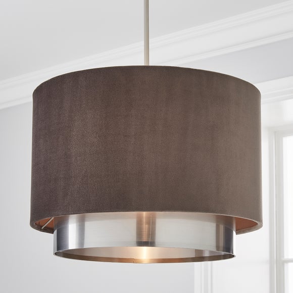 grey lampshade dunelm