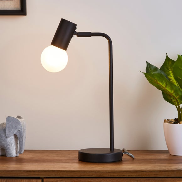 dunelm black table lamps