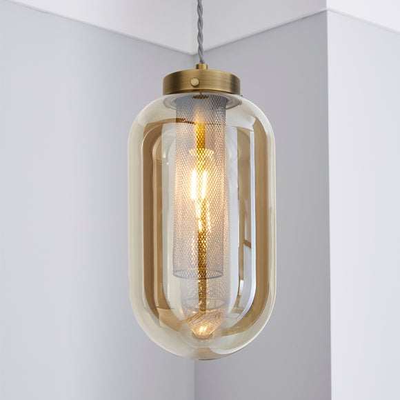 Mesh deals light pendant