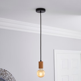 Aliya Wooden Flex Ceiling Light