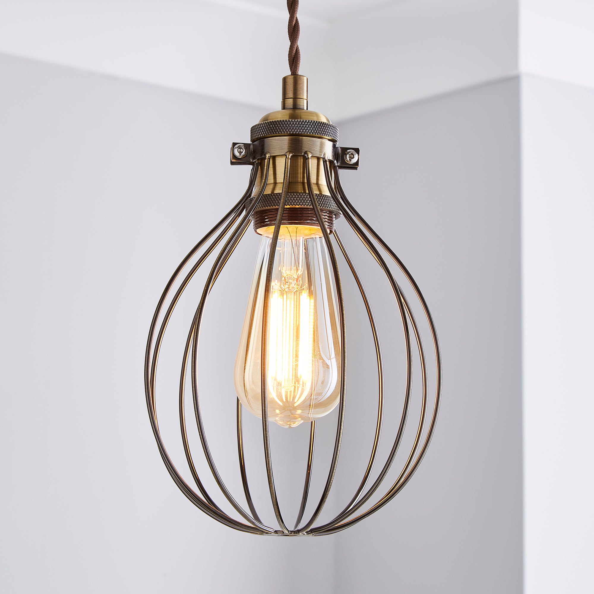 Charlie Industrial Bulb Cage