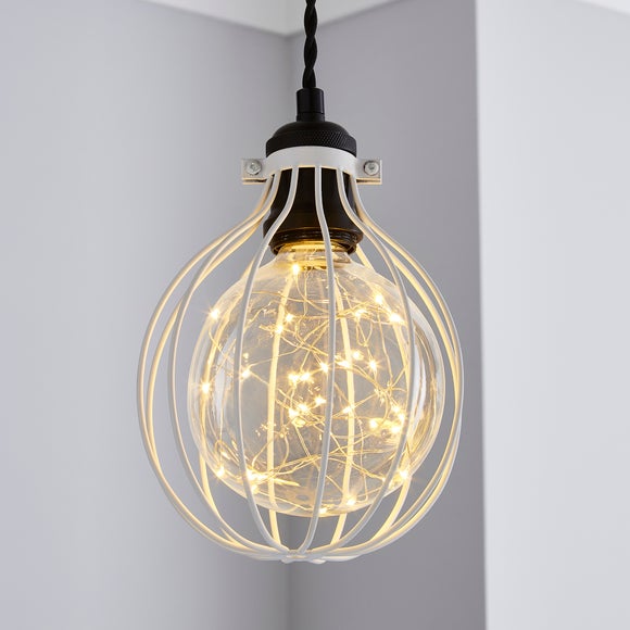 Vintage light on sale bulb cage