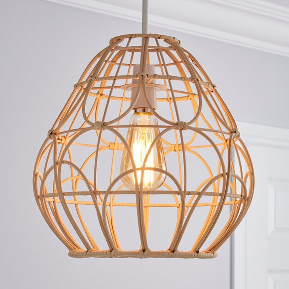 Bamboo light on sale shade dunelm