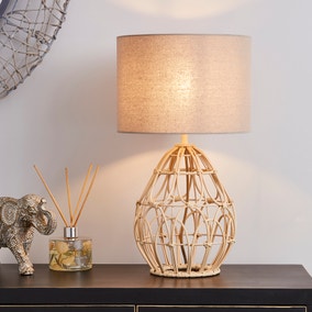 Decorative Cane Table Lamp