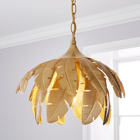 Gold light pendant deals fitting