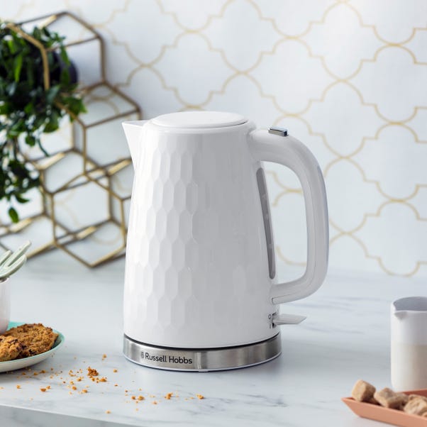 Russell Hobbs Honeycomb Kettle White image 1 of 10