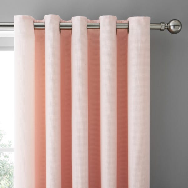 Mini Waffle S Pink Blackout Eyelet Curtains Dunelm Mini Waffle S Pink Blackout Eyelet, Rose Gold Blackout Curtains Uk