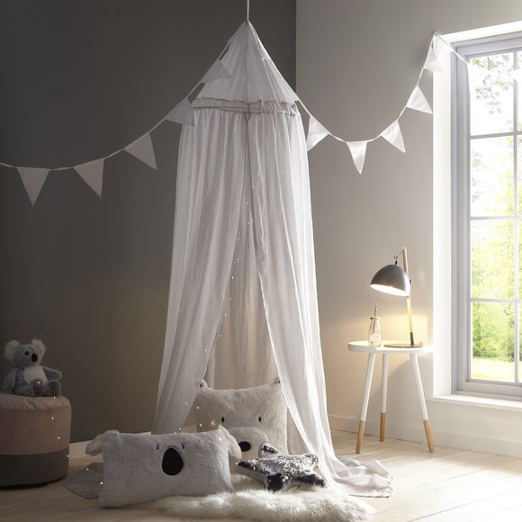 Childrens bed store canopy argos