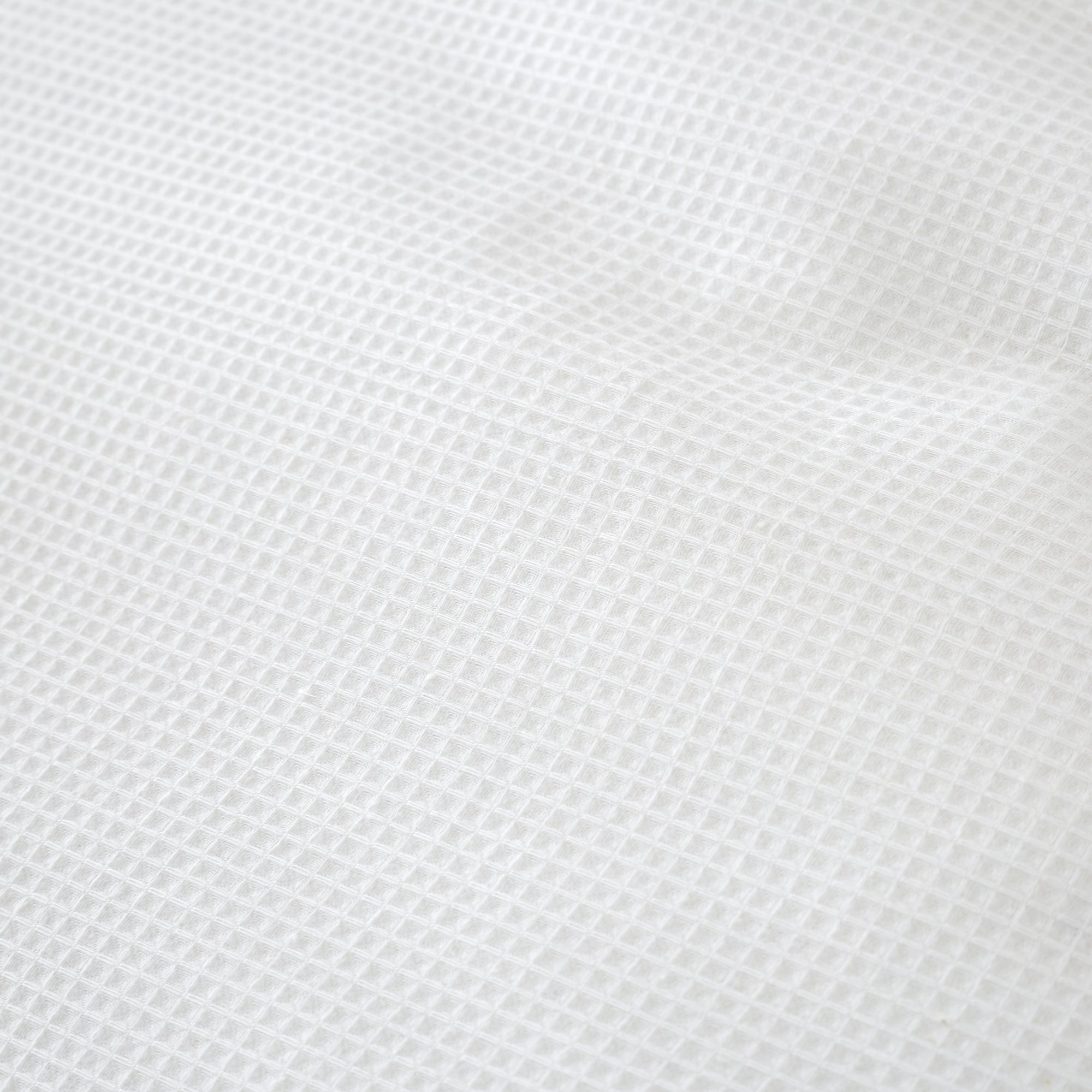 Mini Waffle White 100% Cotton Duvet Cover and Pillowcase Set | Dunelm