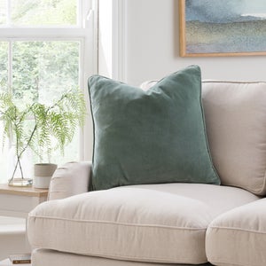 Clara Cotton Velvet Square Cushion