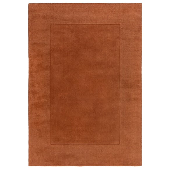 Boston Wool Border Rug Dunelm