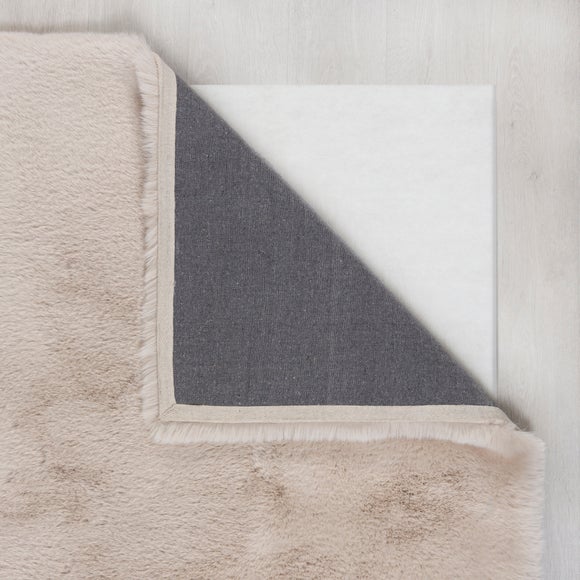 Dorma Purity Luxury Faux Fur Rug Dunelm