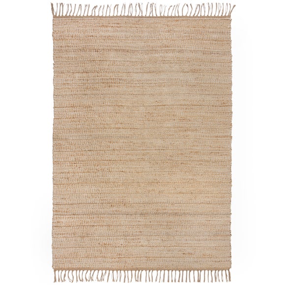 Clio Jute Cotton Rug Dunelm
