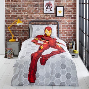 Marvel Iron Man Reversible Duvet Cover and Pillowcase Set