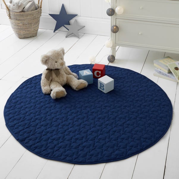 Soft Baby Floor Play Mat Navy (Blue)