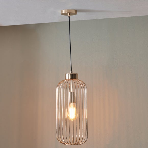 Click to view product details and reviews for Pacific Lifestyle Dania Gold Slim Pendant Light.