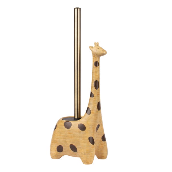 Brown Giraffe Toilet Brush Dunelm, Giraffe Bathroom Accessories