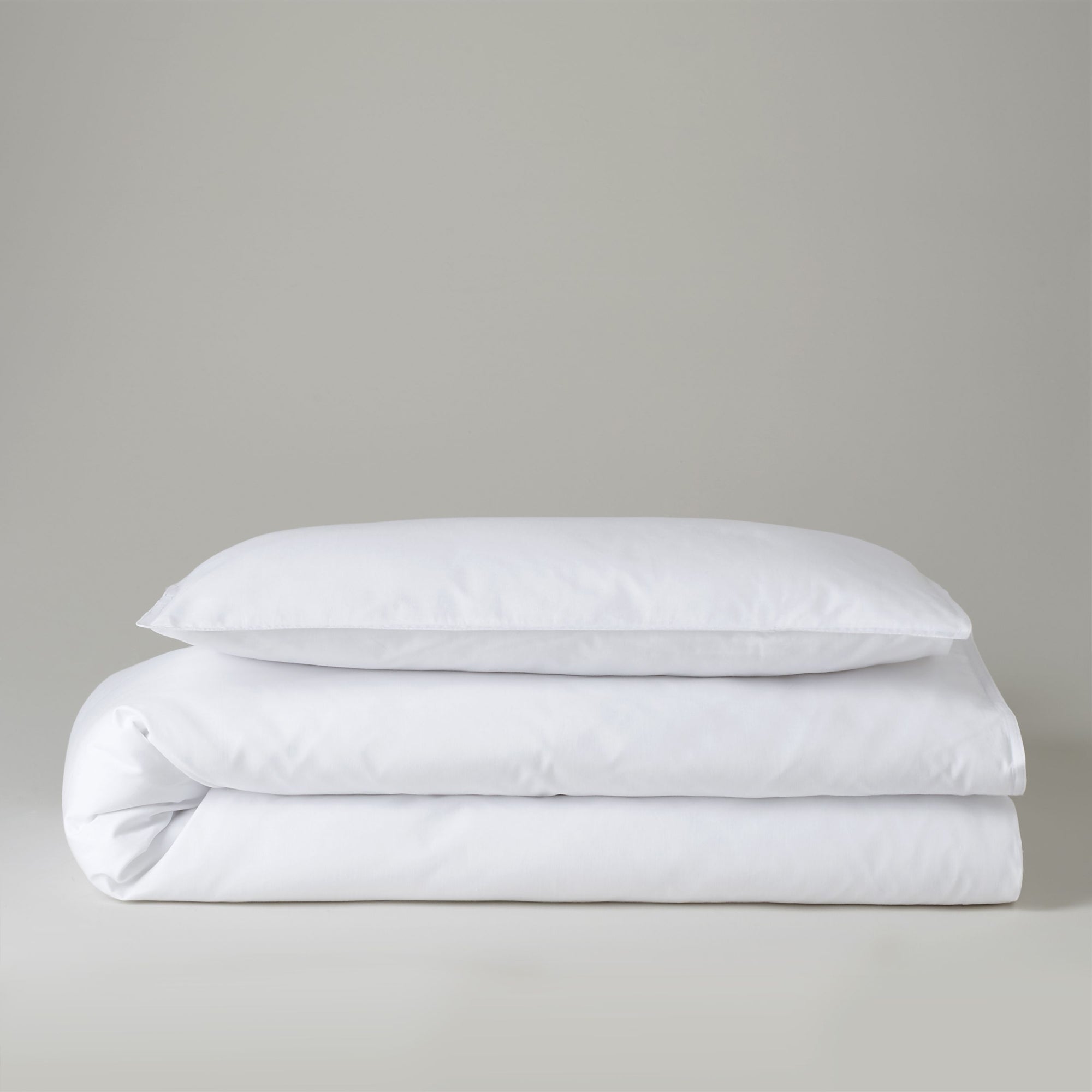 White 100% Organic Cotton Duvet Cover and Pillowcase Set | Dunelm