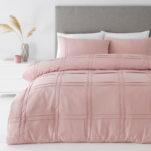 dunelm pink single duvet covers