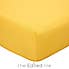 Pack of 2 100% Organic Cotton Fitted Sheets Organic Cotton Mustard undefined