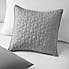 Quilted Star Cushion Light Grey