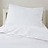 White 100% Organic Cotton Duvet Cover and Pillowcase Set  undefined