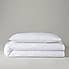 White 100% Organic Cotton Duvet Cover and Pillowcase Set  undefined