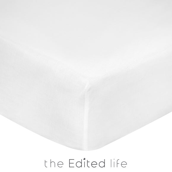 100 Organic Cotton Double Fitted Sheet Dunelm