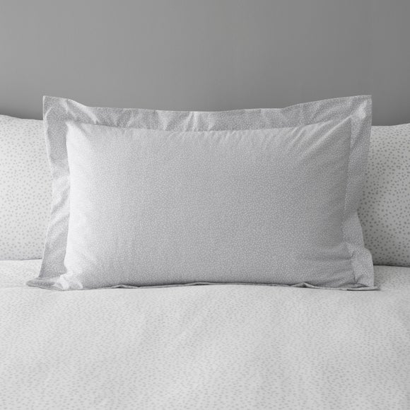 Grey oxford shop pillowcase