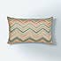 Esme Zig Zag Coral Cushion Coral (Red) undefined