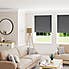 Textured Charcoal and Silver Reversible Blackout Roller Blind  undefined
