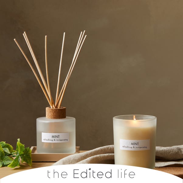Mint Soy Wax Blend Candle image 1 of 7