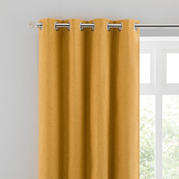 Luna Brushed Old Gold Blackout Eyelet Curtains Dunelm Old Gold Blackout Eyelet Curtains Dunelm, Antique Gold Blackout Curtains