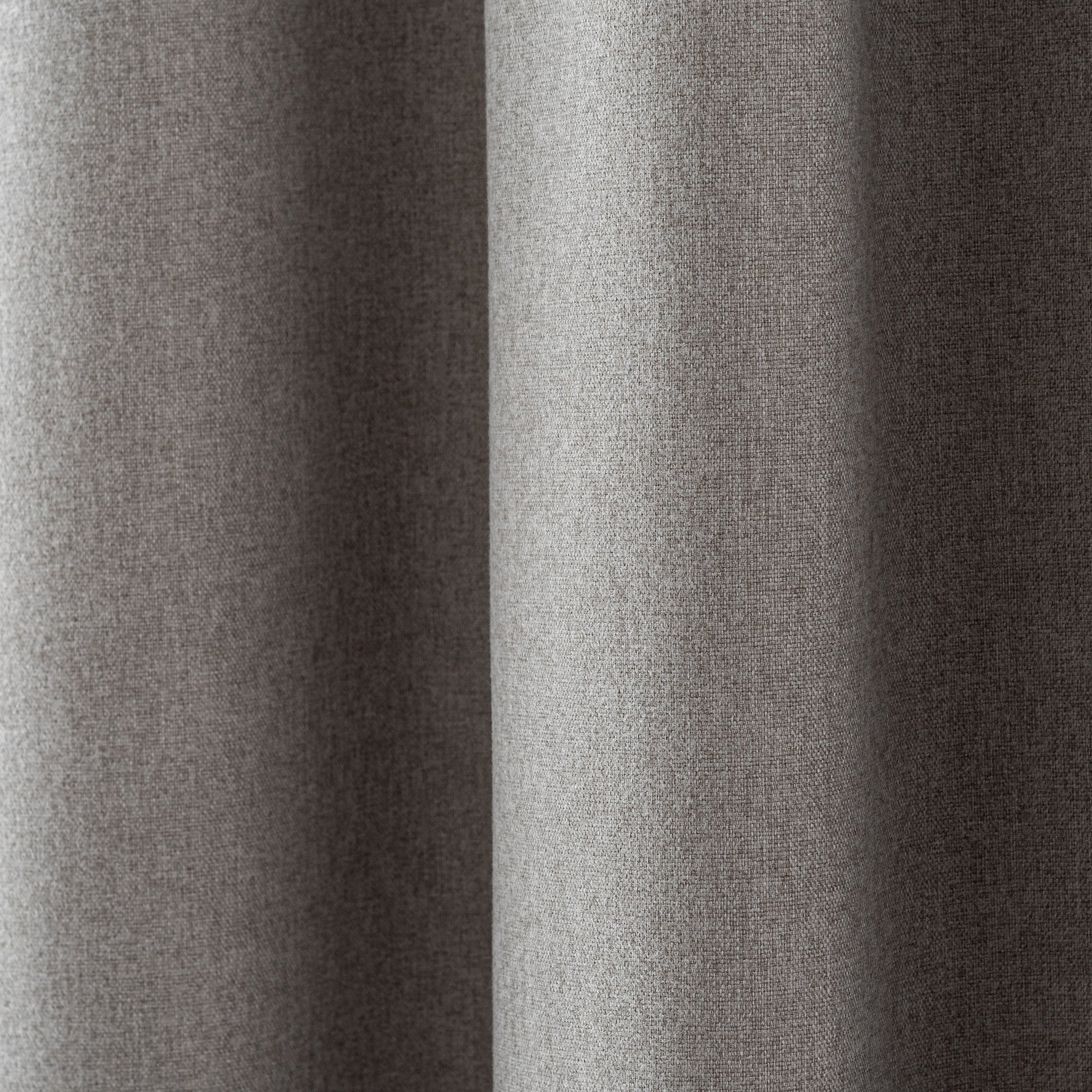 Luna Brushed Blackout Pencil Pleat Curtains 