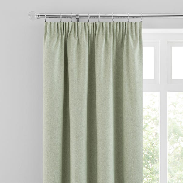 Luna Sage Blackout Pencil Pleat Curtains Dunelm Luna Sage Blackout Pencil Pleat, Sage Green Curtains Blackout