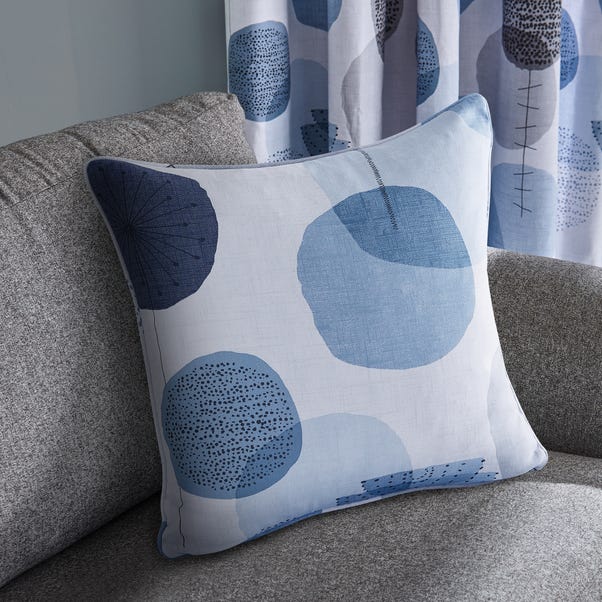Elements Dandelion Cushion Blue