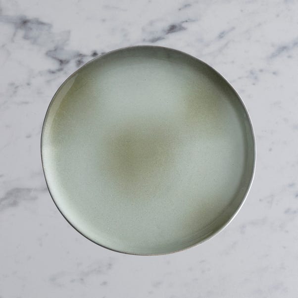 Amalfi Reactive Glaze Stoneware Side Plate, Sage image 1 of 3