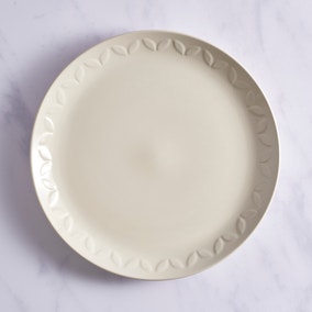 VETE Embossed Dinner Plate Cream
