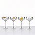 Set of 4 Connoisseur Crystal Glass Gin Glasses Clear
