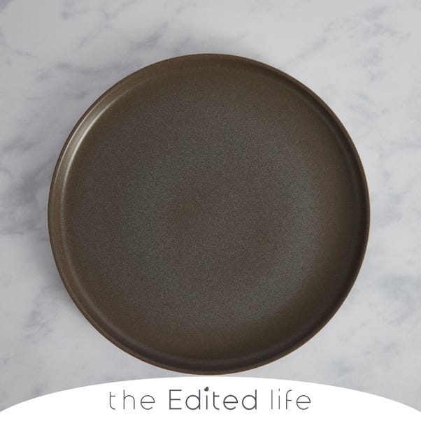 Urban Round Charcoal Serving Platter  image 1 of 3