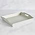Painted Wooden Tray Grey Grey