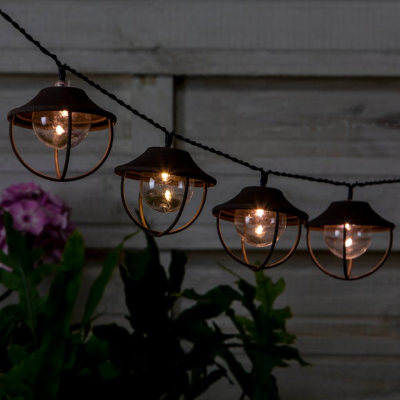 solar powered garden lights dunelm