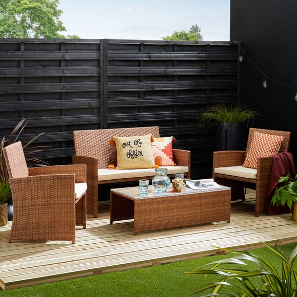 rattan cube set dunelm