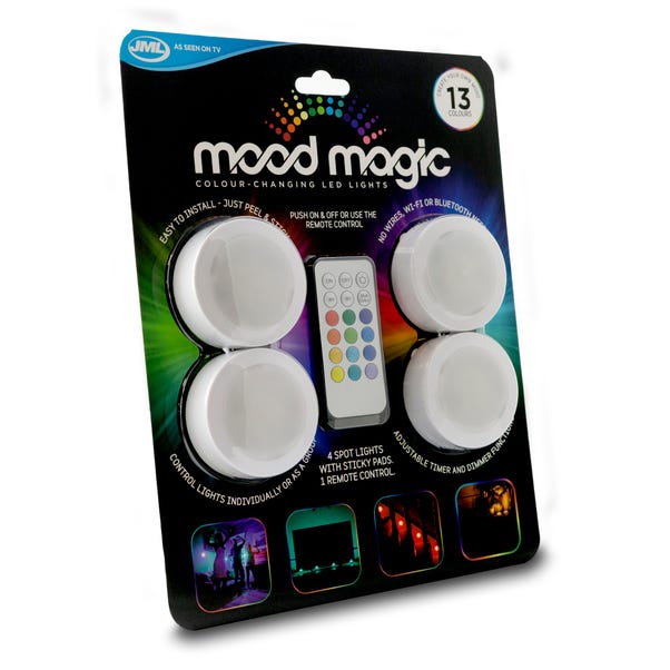 Mood Magic Changing Colour LED Lights White